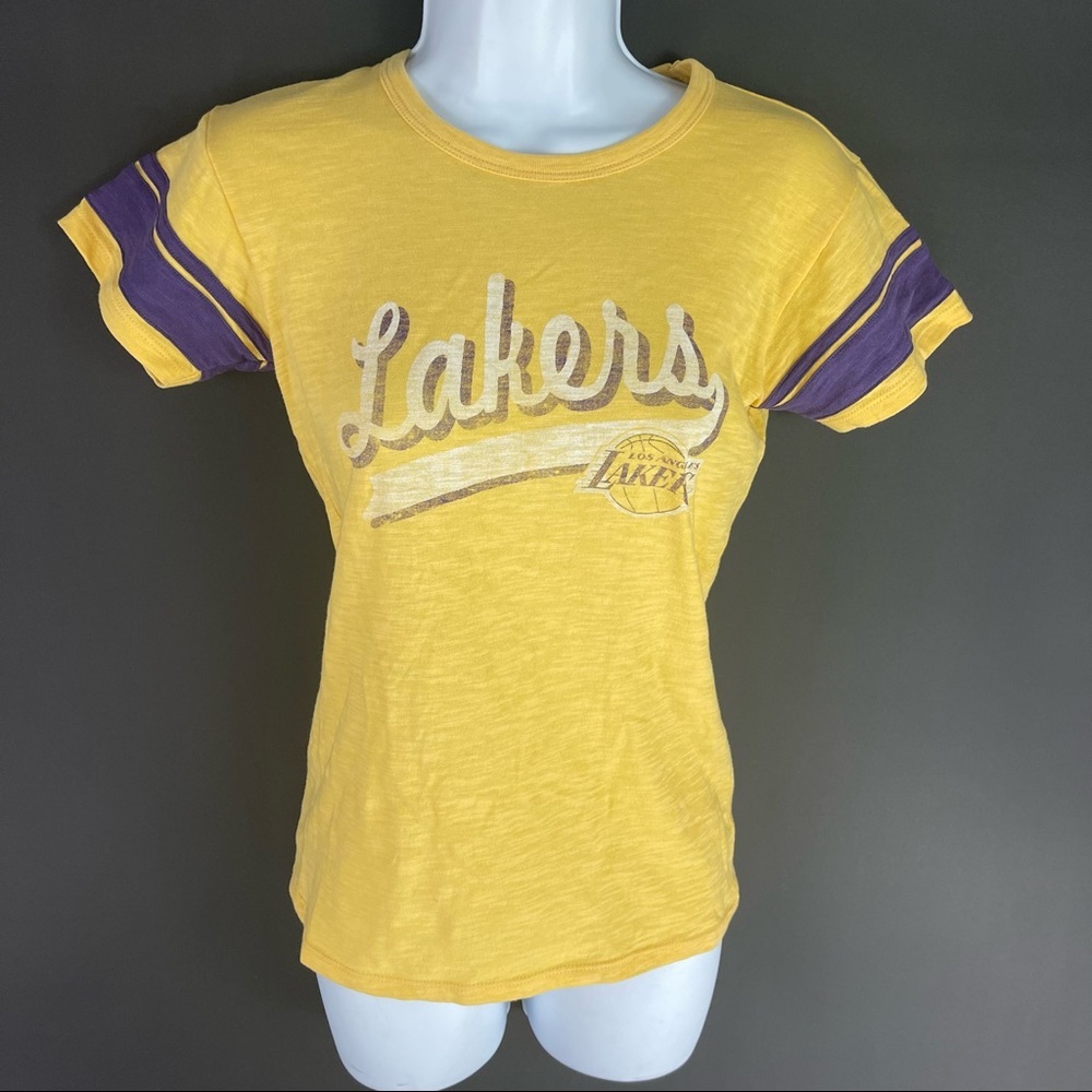 LA Lakers Women’s Yellow Top S